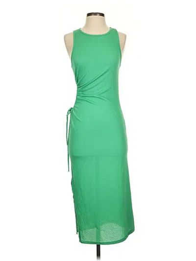 Pre-owned Caution To The Wind Cocktail Dress In Green