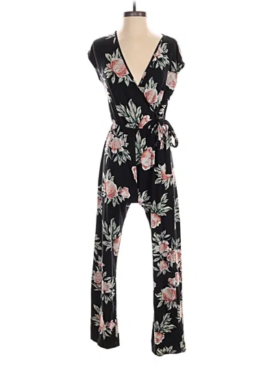Pre-owned Caution To The Wind Jumpsuit In Black