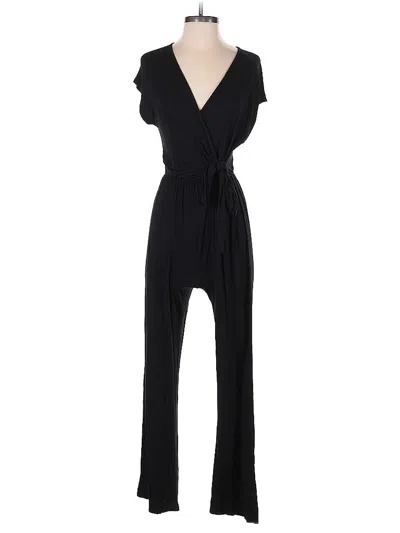 Pre-owned Caution To The Wind Jumpsuit In Black