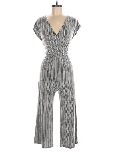 Pre-owned Caution To The Wind Jumpsuit In Black