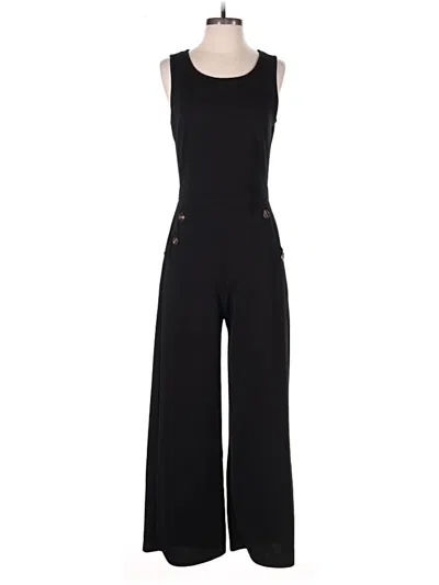 Pre-owned Caution To The Wind Jumpsuit In Black