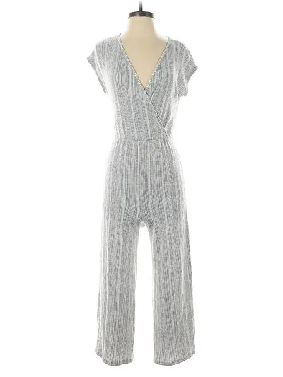 Pre-owned Caution To The Wind Jumpsuit In Gray
