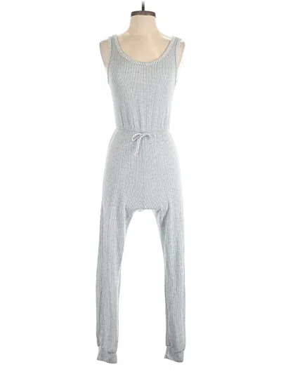Pre-owned Caution To The Wind Jumpsuit In Gray