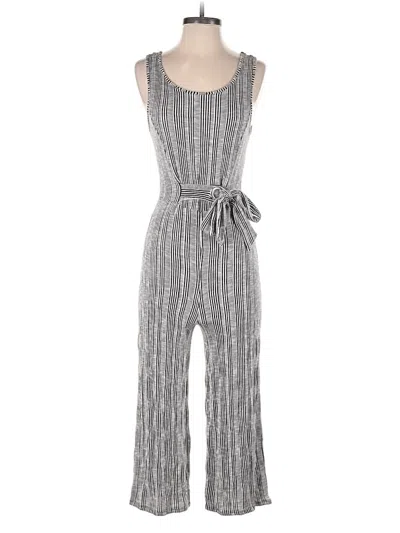Pre-owned Caution To The Wind Jumpsuit In Gray
