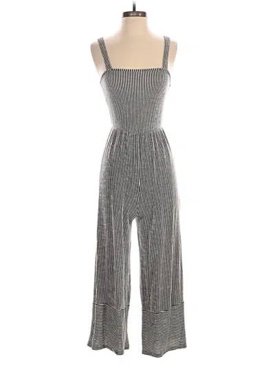 Pre-owned Caution To The Wind Jumpsuit In Gray