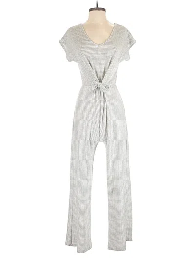 Pre-owned Caution To The Wind Jumpsuit In Gray
