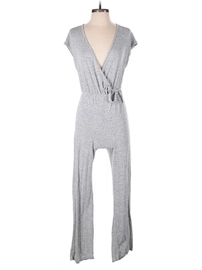 Pre-owned Caution To The Wind Jumpsuit In Gray
