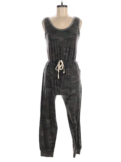 Pre-owned Caution To The Wind Jumpsuit In Gray