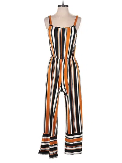 Pre-owned Caution To The Wind Jumpsuit In Orange
