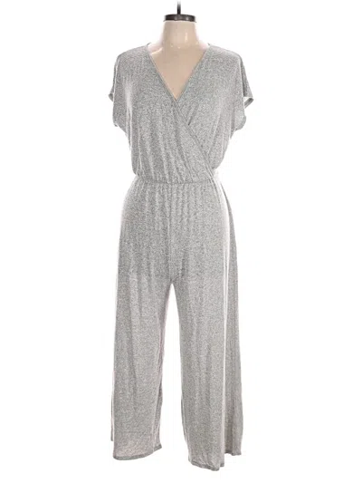 Pre-owned Caution To The Wind Jumpsuit In Silver