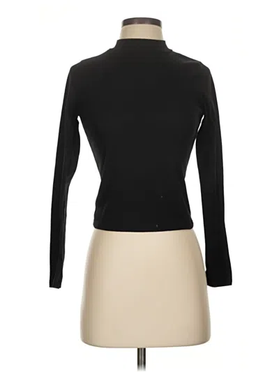 Pre-owned Caution To The Wind Long Sleeve Turtleneck In Black