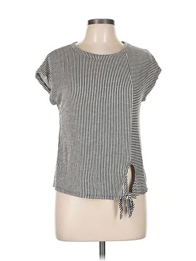 Pre-owned Caution To The Wind Short Sleeve T-shirt In Black