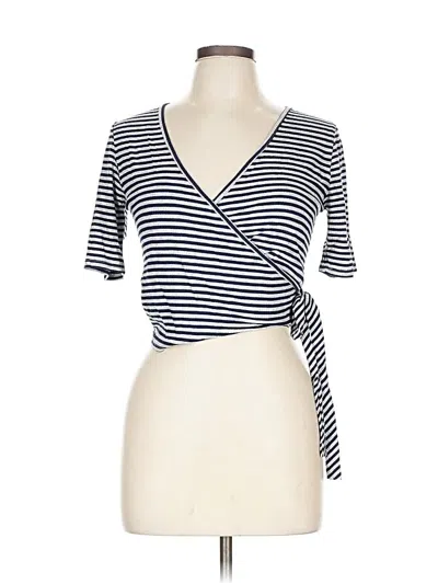 Pre-owned Caution To The Wind Short Sleeve T-shirt In Blue