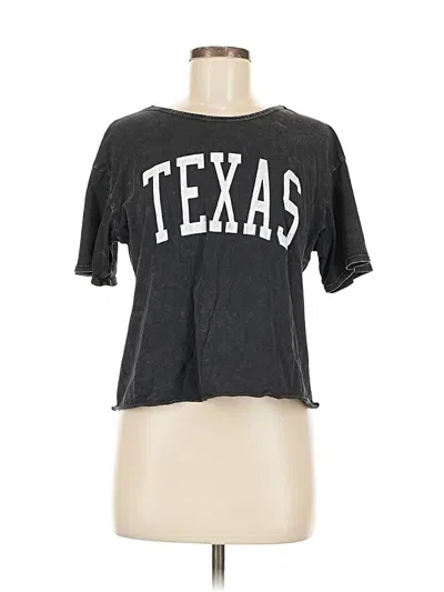 Pre-owned Caution To The Wind Short Sleeve T-shirt In Gray