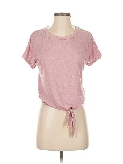 Pre-owned Caution To The Wind Short Sleeve T-shirt In Pink