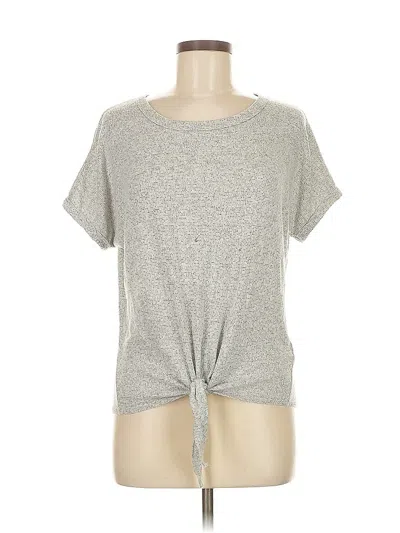 Pre-owned Caution To The Wind Short Sleeve T-shirt In Silver