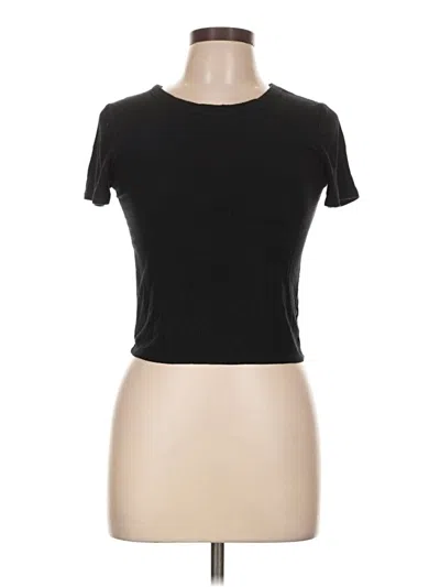 Pre-owned Caution To The Wind Short Sleeve T-shirt In Black