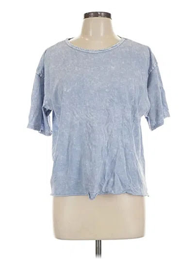 Pre-owned Caution To The Wind Short Sleeve T-shirt In Blue