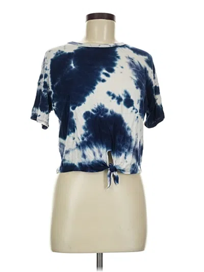 Pre-owned Caution To The Wind Short Sleeve T-shirt In Blue