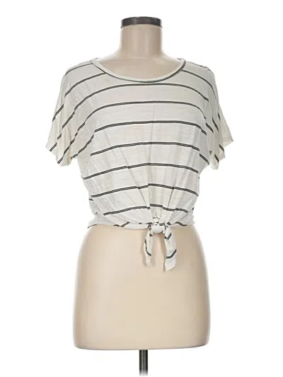 Pre-owned Caution To The Wind Short Sleeve T-shirt In Ivory