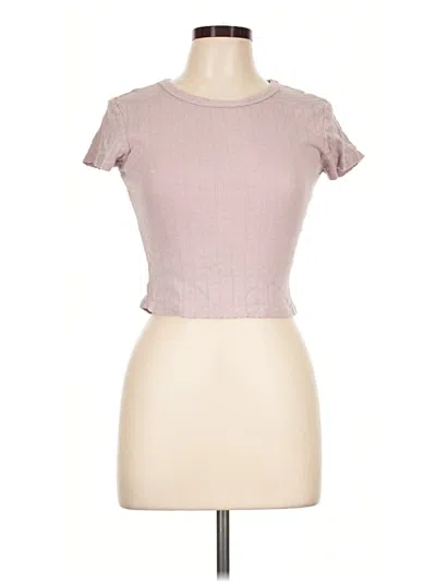 Pre-owned Caution To The Wind Short Sleeve T-shirt In Pink