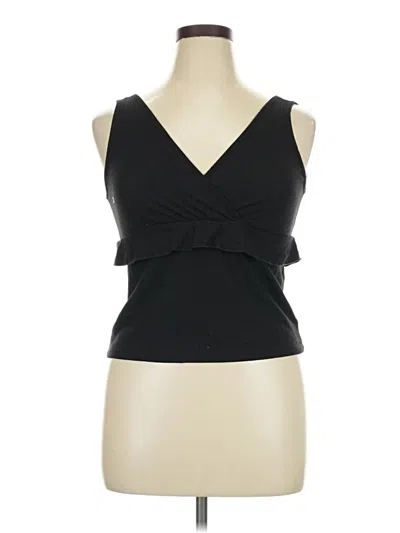 Pre-owned Caution To The Wind Sleeveless Top Black Halter Neckline Tops