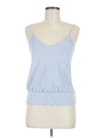 Pre-owned Caution To The Wind Sleeveless Top Blue Sweetheart Neckline Tops