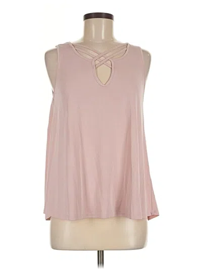 Pre-owned Caution To The Wind Sleeveless T-shirt In Pink