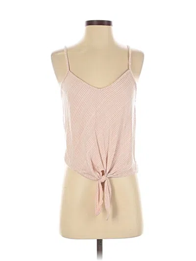 Pre-owned Caution To The Wind Tank Top Pink Halter Neckline Tops