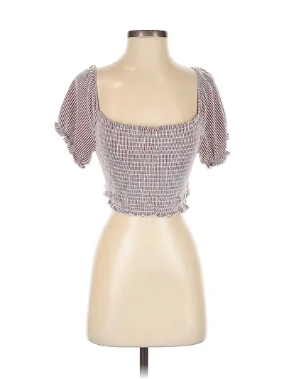 Pre-owned Caution To The Wind Tube Top Pink Sweetheart Neckline Tops