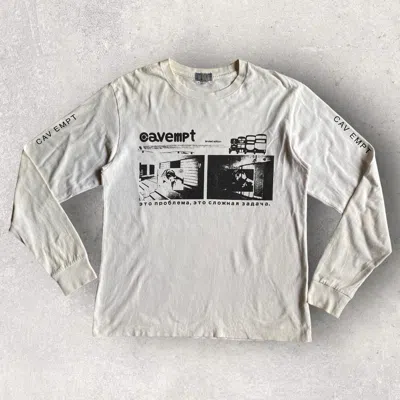 Pre-owned Cav Empt C.e. Graphic L/s In White