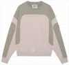Cav Empt Color-block Long-sleeve T-shirt With Graphic Detail In Gray
