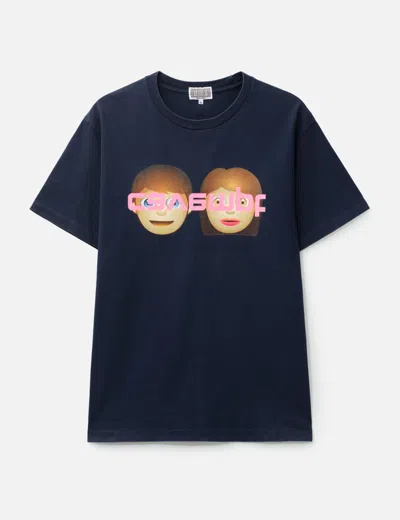 Cav Empt Emoji Graphic T-shirt In Blue