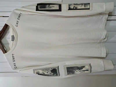 Pre-owned Cav Empt Long Sleeve T-shirt In White