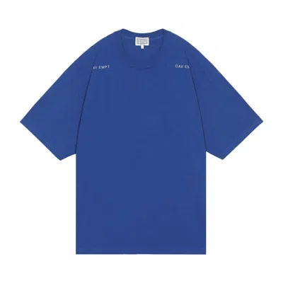 Pre-owned Cav Empt Md The Monitors Heavy T-shirt 'blue' | Men's Size Xl