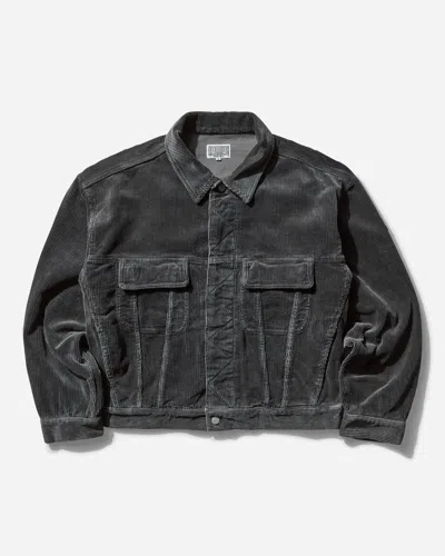 【C.E】【Cavempt】Cord Trucker Jacket Black Cav Empt Cord Trucker Jacket Black | havenshop | REVERSIBLE