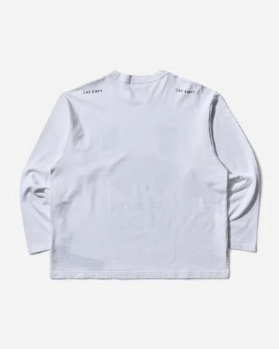 Cav Empt Men S Fk Dfet Big Longsleeve T-shirt In White