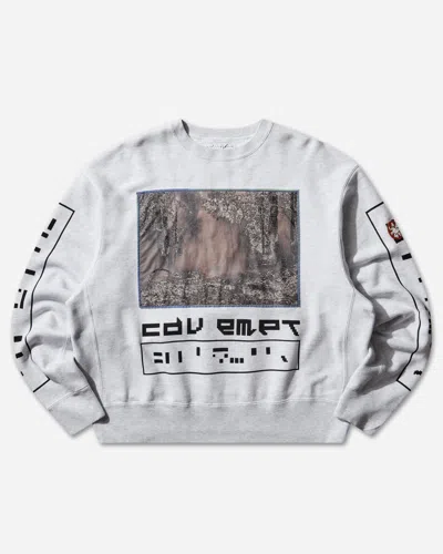 Cav Empt Men S Gondol4w1$h Crewneck Sweatshirt In Gray
