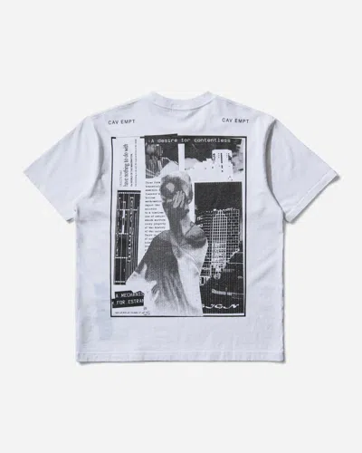 Cav Empt Men S Justifiable T-shirt In White