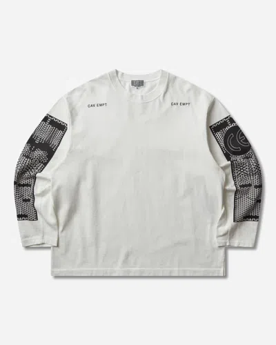 Cav Empt Men S Md Sitcon Heavy Longsleeve T-shirt In Gray