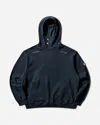Cav Empt Men S Neck Snap Dbl Knit Hoodie Navy In Blue