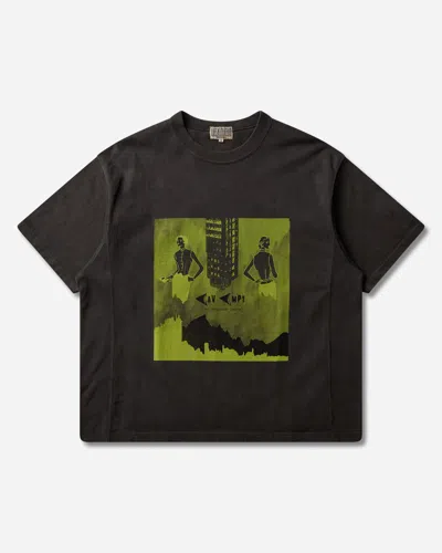 Cav Empt Men S Overdye Consumer Desire Heavy T-shirt Charcoal In Grey