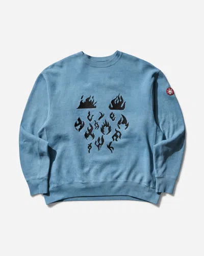 Cav Empt Men S Overdye Flare Crewneck Sweatshirt In Grey