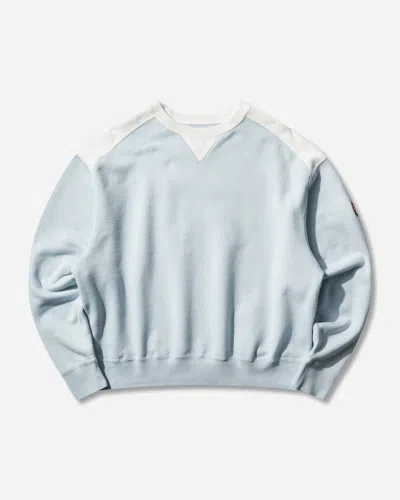 Cav Empt Men S Panel Shoulder Crewneck Sweatshirt In Blue