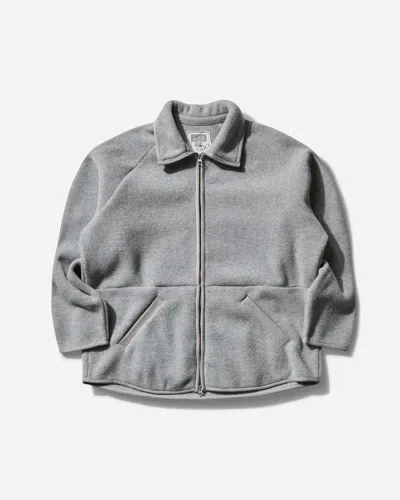 Cav Empt Men S Pw Fleece Zip Up Jacket In Grey