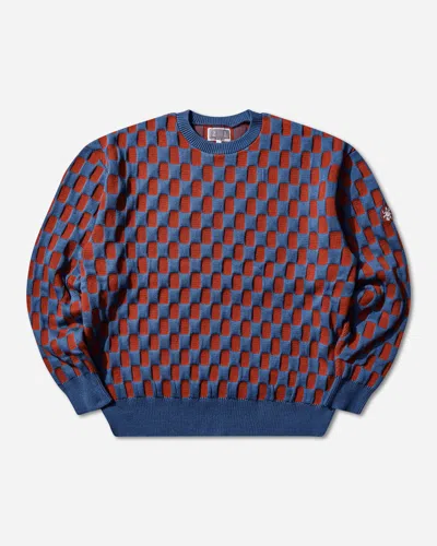 Cav Empt Men S Rectangular Block Knit Sweater In Blue