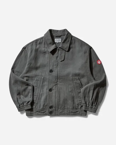 Cav Empt Men S Soft Cotton Zip Jacket Charcoal In Grey