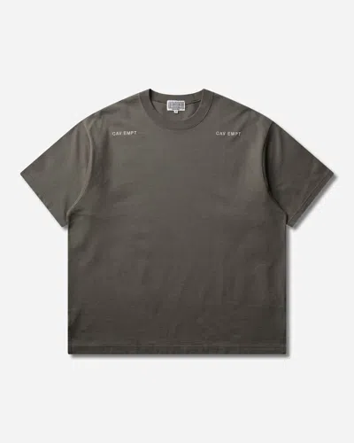 Cav Empt Men S Solid Heavy T-shirt Charcoal In Green