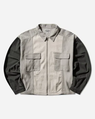 Cav Empt Men S Stripe Cut Short Shirt Jacket In Gray