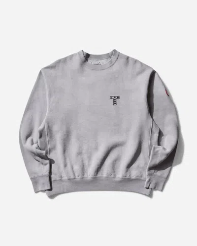 Cav Empt Men S T Cav Emp Crewneck Sweatshirt In Grey